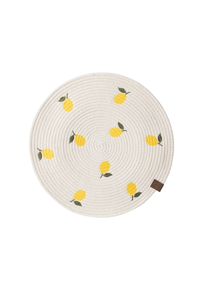 Mudo Home Fruıty Garden Yuvarlak Amerikan Servisi 35 Cm Limon 696123
