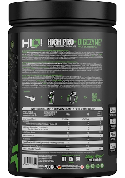 Hıq High Pro+ 900gr Strawberry Mılkshake Flavored