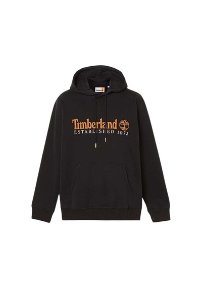 Timberland Established 1973 Embroidery Logo Brush B Erkek Sweatshirt Siyah