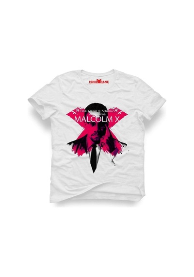 Tshirthane Malcolm X El-Hajj Malik El-Shabazzx Tişört Erkek Tshi