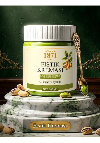 Fıstık Kreması %15 Antep Fıstığı İlave Şeker İçermez 200 G