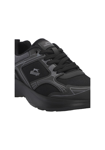Slazenger GALA I Erkek  Siyah / Koyu Gri Koşu & Yürüyüş Spor Ayakkabısı