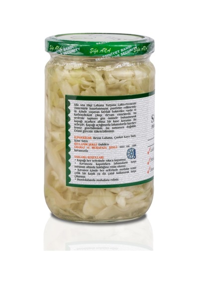Sauerkraut Ekşi Lahana Turşusu No1 Sade 660cc.