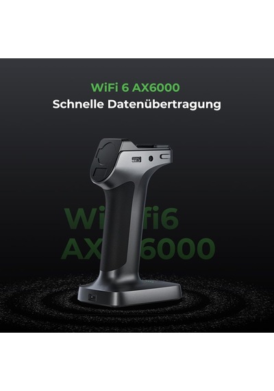 Creality Raptor Scan Bridge, Ultra Hafif Yapı, Wifi 6 Ax6000, Kablosuz Ekran Yansıtma, 36.000 Mwh Pil Uçakla Uyumlu , 1,5 Saatte %80 Şarj, Akıllı Güç Tasarrufu Creality Raptor Scan Bridge, Ultra Hafif Yapı, Wifi 6 Ax6000, Kablosuz Ekran Yansıtma, 36.000 Mwh Pil Uçakla Uyumlu , 1,5 Saatte %80 Şarj, Akıllı Güç Tasarrufu