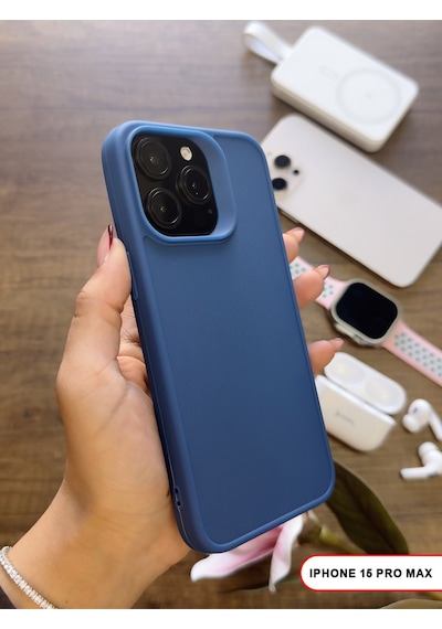 Apple iPhone 15 Pro Max Uyumlu Kamera Korumalı Darbeye Dayanıklı Renk Atmayan Keep Silikon Kılıf Lacivert Apple iPhone 15 Pro Max Uyumlu Kamera Korumalı Darbeye Dayanıklı Renk Atmayan Keep Silikon Kılıf Lacivert