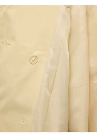 Koton Pamuklu Uzun Kollu Düğmeli Kruvaze Kemerli Oversize Gabardin Trençkot Bej 6sak00042ew Ekru
