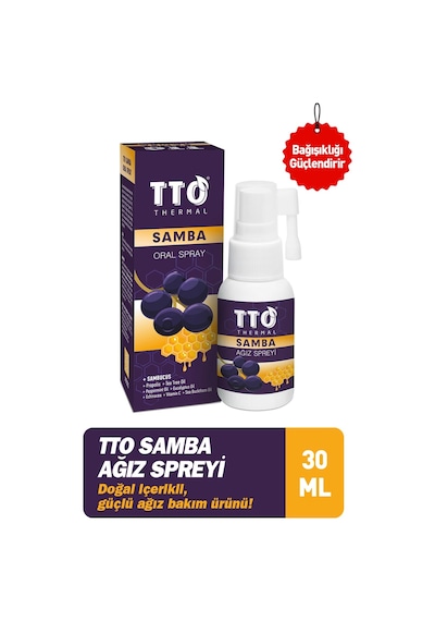Tto Samba Sambucol Propolis Çay Ağacı Yağı Ağız Spreyi 30 ML