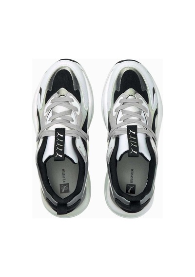Puma Rs-curve Erkek Spor Ayakkabı Beyaz Silver Dar Kalıp Gümüş