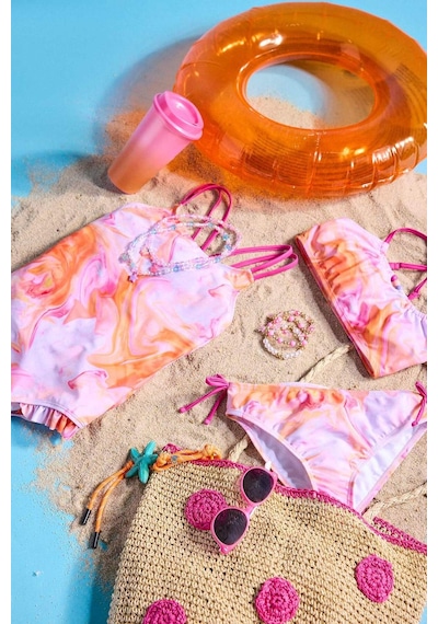 Defacto Batik 2li Bikini Kız Çocuk G7399a826hspr143 Mor-pr143