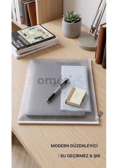 10 Lu Fermuarlı Organizer Çanta Seti 40x50 Cm Çok Amaçlı Makyaj, Seyahat Ve Düzenleme Çantası Şeffaf