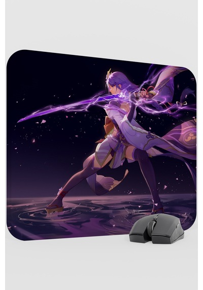 Raiden Genshin Impact Anime Gacha V5 - 48x40 Xl Gaming Mouse Pad Fare Altlığı