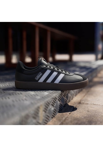 Adidas Vl Court 3.0 Siyah - Beyaz Unisex Sneaker Id8796 Siyah - Beyaz