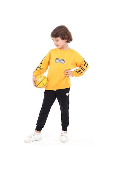Toontoy Erkek Çocuk Baskılı Eşofman Takım Hardal