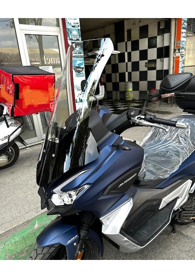 Motocam Rks Blade 350 Ön Cam 2023-2026 Model 75cm Şeffaf Renkli 4mm Uzun