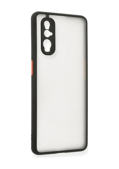 Jenerik Oppo Find X2 Kılıf Montreal Silikon Kapak - Siyah