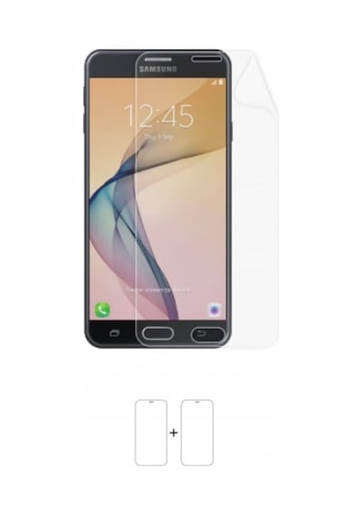 Galaxy J7 Prime Ekran Koruyucu 1+1 Ön Poliüretan Film