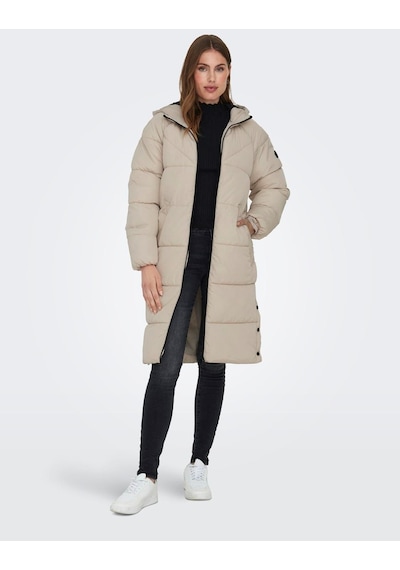 Only Kapüşonlu Puffer Taş Kadın Kaban 15304786 001