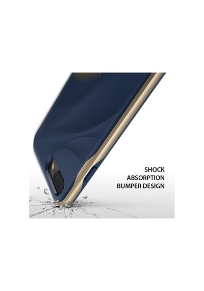 Ringke Wave Apple Uyumlu iPhone 7/8 Plus İle Kılıf Marina Gold Tam Koruma Pc&tpu Ergomomik İnce Tasarım