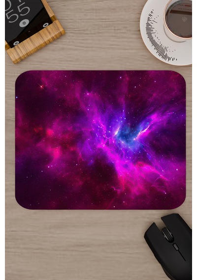Galaksi Kaymaz Dikişli Kauçuk Oyuncu Mousepad V5 - 22x18 Gaming Mouse Pad Fare Altlığı