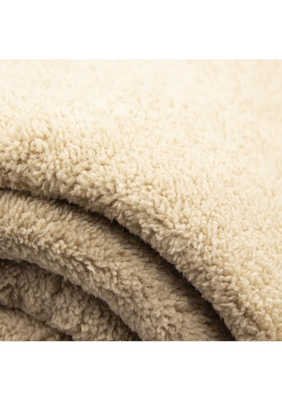 Mulberry Wellsoft Battaniye Dört Mevsim Televizyon Battaniyesi Peluş Polar Battaniye Tek Kişilik 170 x 230 Sütlü Kahve