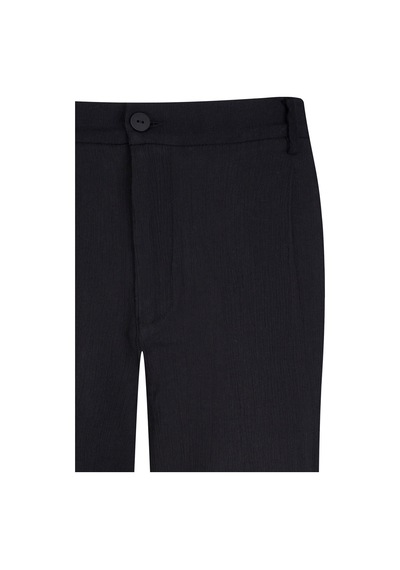 Hatemoğlu Siyah Regular Fit Yandan Cepli 100% Pamuk Jogger Pantolon