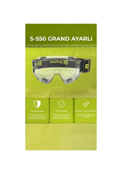 Buğu Yapmaz Koruyucu Gözlük - Antifog Şeffaf İş Güvenlik Gözlüğü Ayarlanabilir Kavisli Spor Tasarım Buğu Yapmaz Koruyucu Gözlük - Antifog Şeffaf İş Güvenlik Gözlüğü Ayarlanabilir Kavisli Spor Tasarım