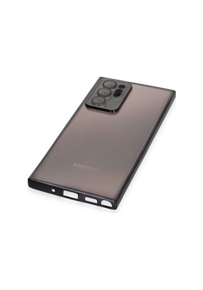 Samsung Galaxy Note 20 Ultra Kılıf Razer Lensli Silikon - Siyah