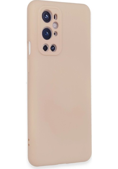 Gld-spt- Newface One Plus 9 Pro Kılıf Nano İçi Kadife Silikon - Pudra