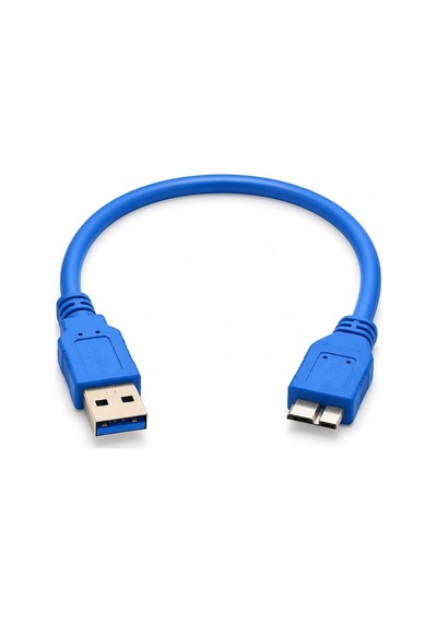 Primex Px-4120 Usb 3.0 30 Cm Taşınabilir Harddisk Kablosu, Usb-a To Micro-b Harici Disk Data Ve Güç Kablosu, Wd Seagate Toshiba Samsung Adata Intenso Uyumlu Kısa Usb 3.0 Hdd Ssd Bağlantı Kablosu