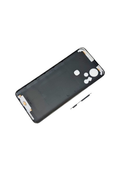 Infinix Hot 11s Uyumlu Full Kasa Arka Kapak Batarya Kapağı Siyah Siyah