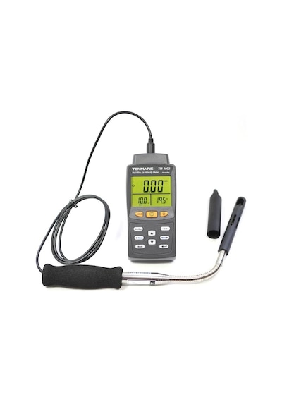 Tenmars Tm-4002 Tel Tipi ''hot Wire'' Sensörlü Hava Hızı Debi Sıcaklık Ve Nem Ölçer