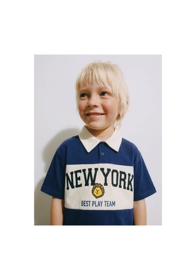 Poala Kids Newyork Polo Yaka Çok Renkli