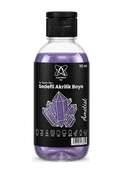 Ametist Mor Sedefli Akrilik Boya 50 Ml Violet