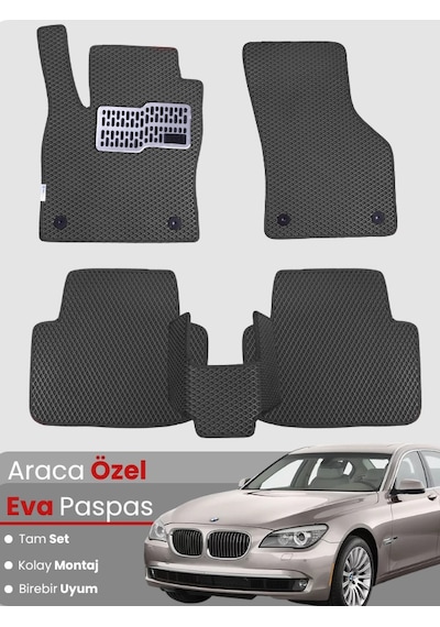 Bmw 7 Serisi F01 Short 2009-2015 Uyumlu Eva Paspas Tam Set Araca Özel,su Geçirmez 505