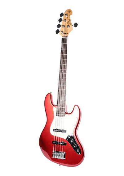 Sx Sjb62 /5/mrd 5 Telli Bas Gitar Metallic Red