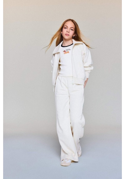 Defacto Fermualı Sweatshirt Kız Çocuk G6822a826sper117 Ekru-er117