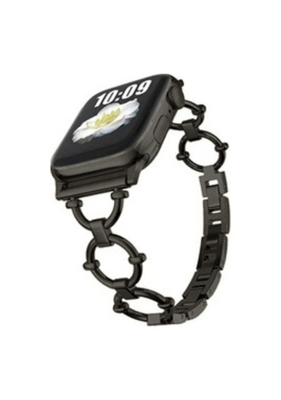Apple Watch Uyumlu 38mm Krd-56 Metal Kordon - Siyah