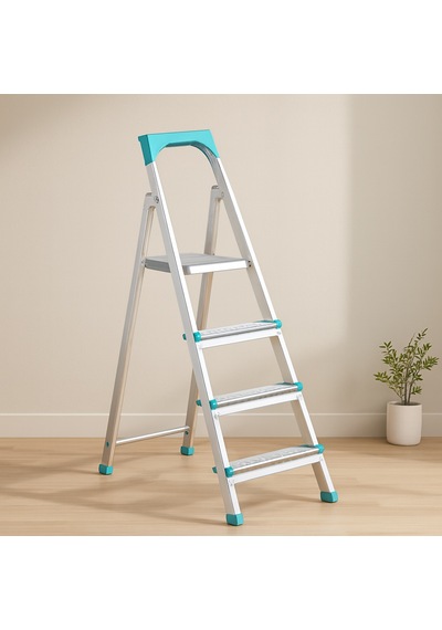 3+1 Basamaklı Metal Merdiven 82 Cm 120 Kg -