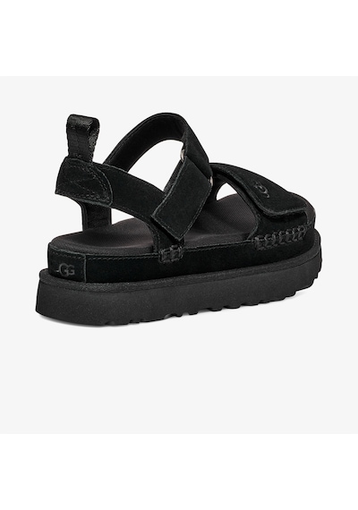 Ugg Goldenstar Kadın Siyah Sandalet Düz 1136783 Siyah