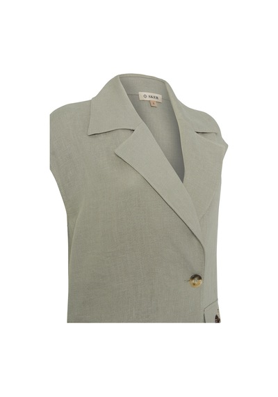 Aker 24ss09084111 Küçük Beden Yelek 24ss09084111 213 Mint Mint