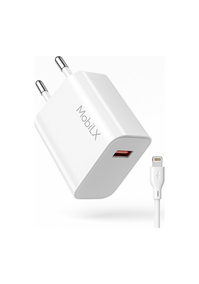 Mobilx M-01 Apple Uyumlu iPhone 11 14 Pro Max 2.1a Usb Şarj Adaptörü + Lightning Kablo