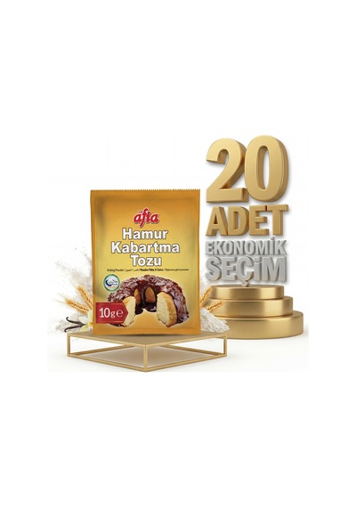 Afia Hamur Kabartma Tozu Poşet 20x10lu