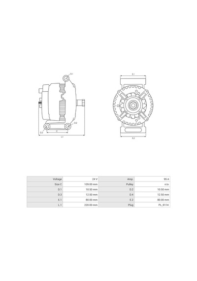 24v Alternatör Dinamo Nıppon Denso Tipi 95 A Caterpıllar Dozer-greyder-marin Perkıns Motor