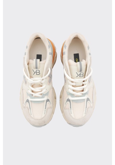 Derinet Comfort Taban Bağcıklı Kadın Sneaker Mix Mix