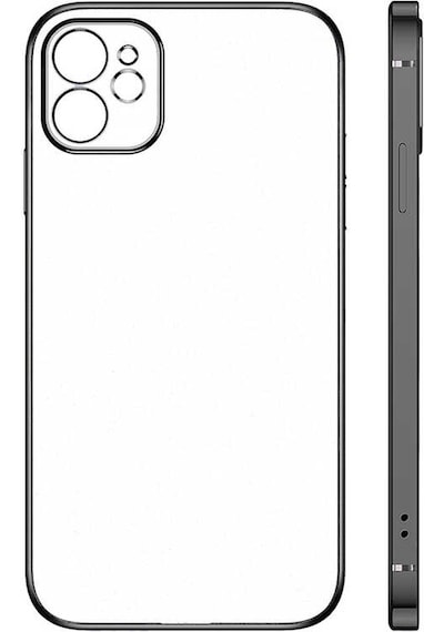 Apple Uyumlu iPhone 11 Kılıf Zore Mat Gbox Kapak Gümüş