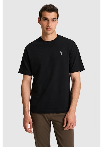 U.s. Polo Assn. Erkek Siyah Tişört 50326967-vr046