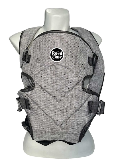 Revubaby Pro Comfort Kanguru Bebek Taşıma Çantası Ana Kucağı Gri