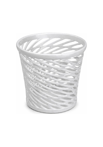 Modern Desenli Kalemlik 10 Cm Dekoratif Masaüstü Organizer Sert Plastik Şık Kalem Tutucu