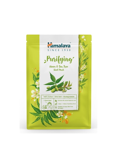 Himalaya Neem & Çay Ağacı Özlü Arındırıcı Kağıt Yüz Maskesi 30 G