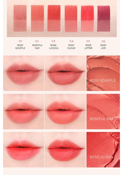 Uzun Süre Kalıcı, Bulaşma Yapmayan, Kadifemsi Bitiş Sunan Tint Dare Tint Melty Velvet Roselicious 0 05313365